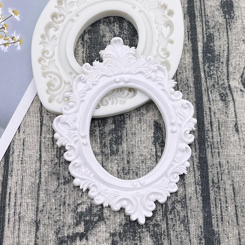 Frame Silicone Mold Sugarcraft Chocolate Cupcake Baking Mold Fondant Cake Decorating Tools