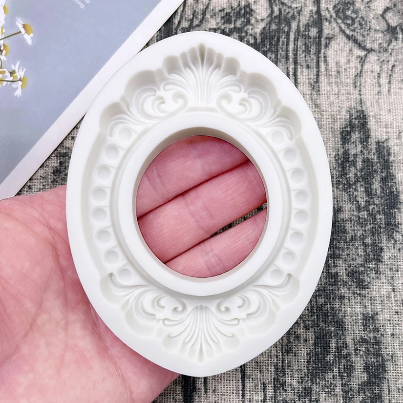 Frame Silicone Mold Sugarcraft Chocolate Cupcake Baking Mold Fondant Cake Decorating Tools