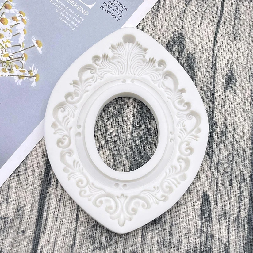 Frame Silicone Mold Sugarcraft Chocolate Cupcake Baking Mold Fondant Cake Decorating Tools