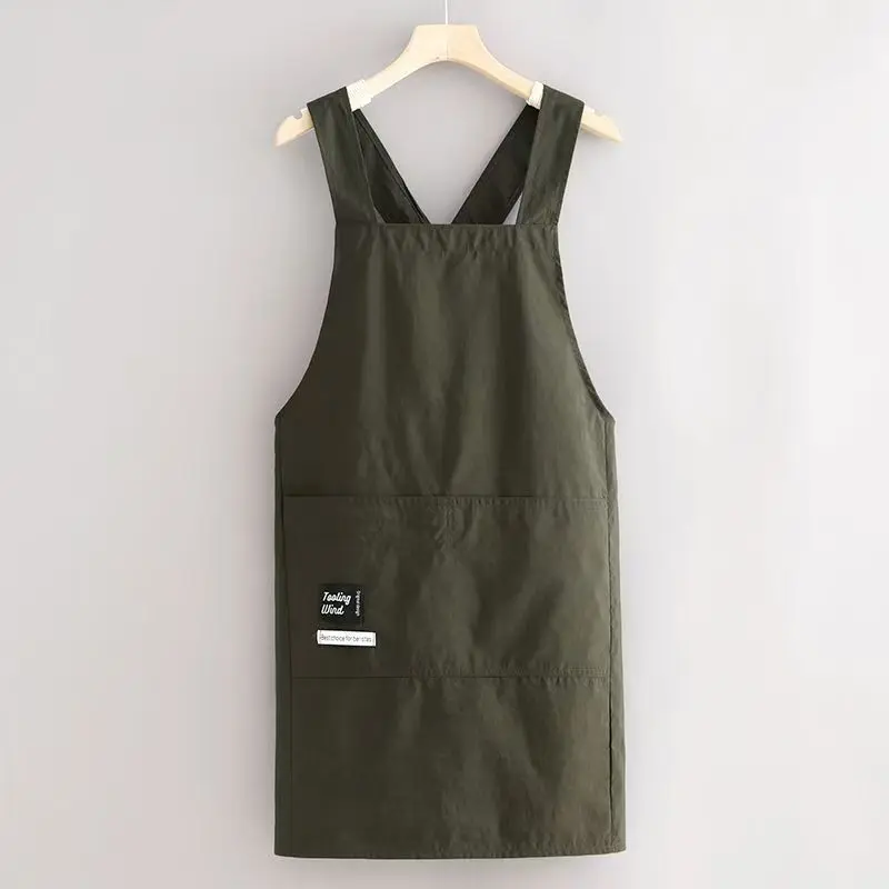 New Korean Household Kitchen Adult Waist Apron Waterproof Oil Resistant Cooking Chef Workwear for Catering Waiter Work Clothes