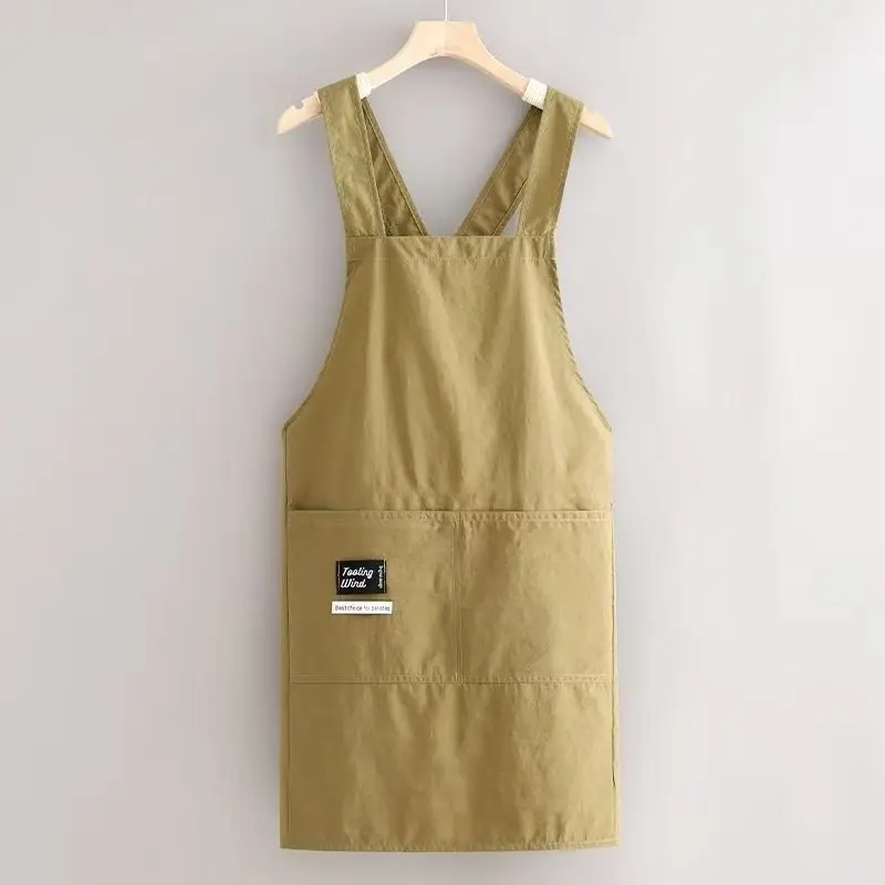 New Korean Household Kitchen Adult Waist Apron Waterproof Oil Resistant Cooking Chef Workwear for Catering Waiter Work Clothes