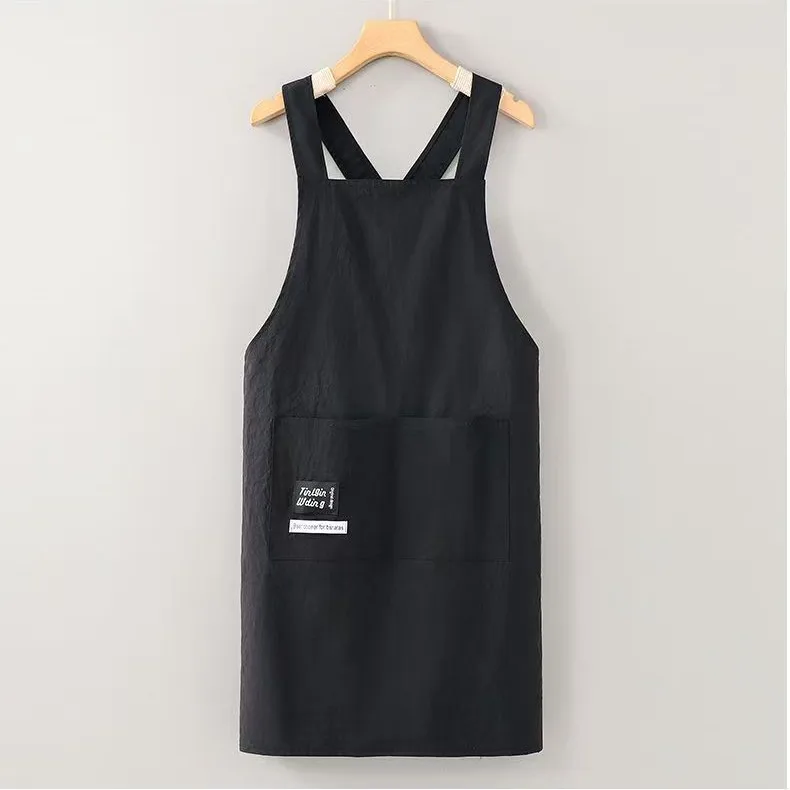 New Korean Household Kitchen Adult Waist Apron Waterproof Oil Resistant Cooking Chef Workwear for Catering Waiter Work Clothes