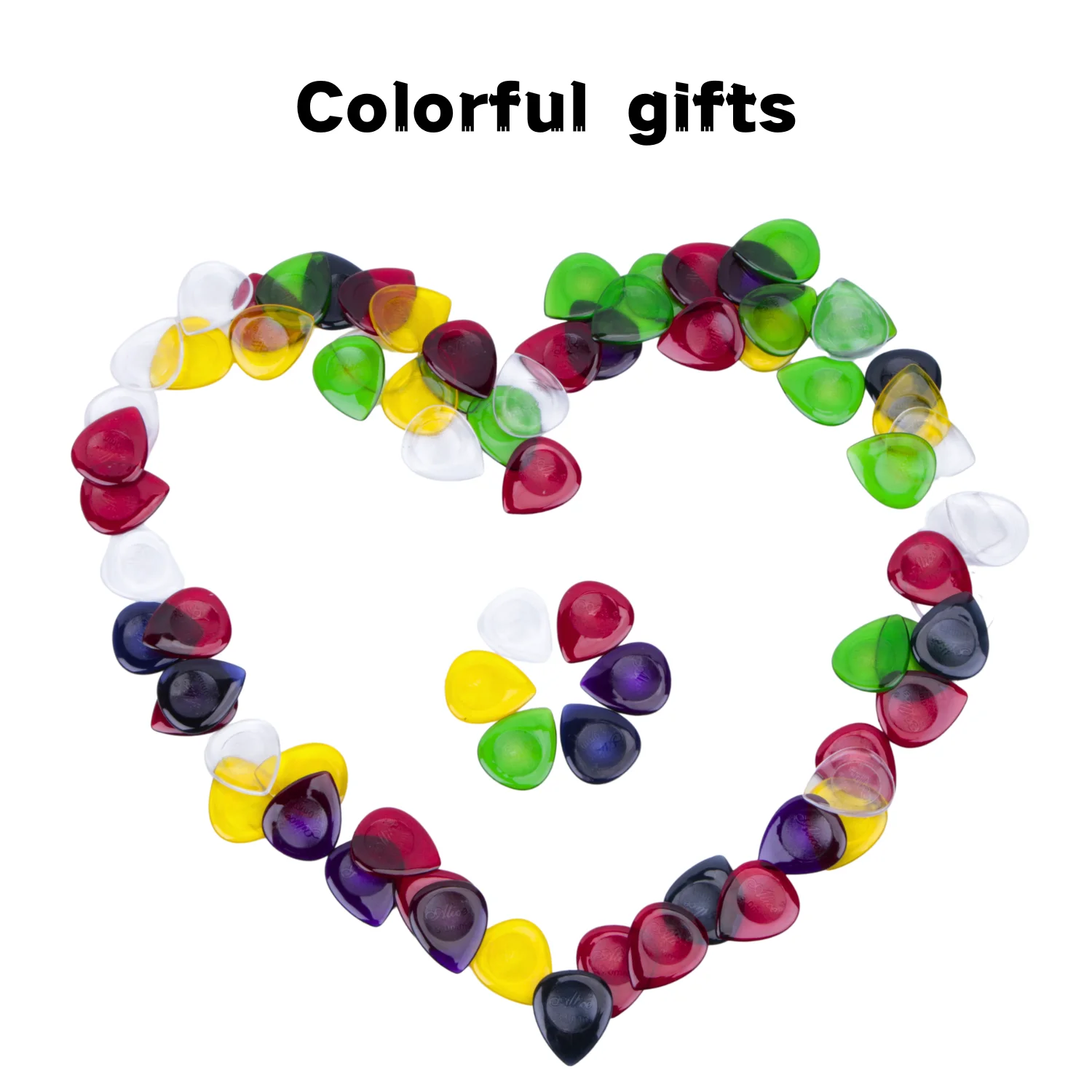 15pcs Color Guitar Pick 1mm/2mm/3mm - Three Thickness Groove Anti-Slip - Suitable for Acoustic Guitar, Electric Guitar, Bass