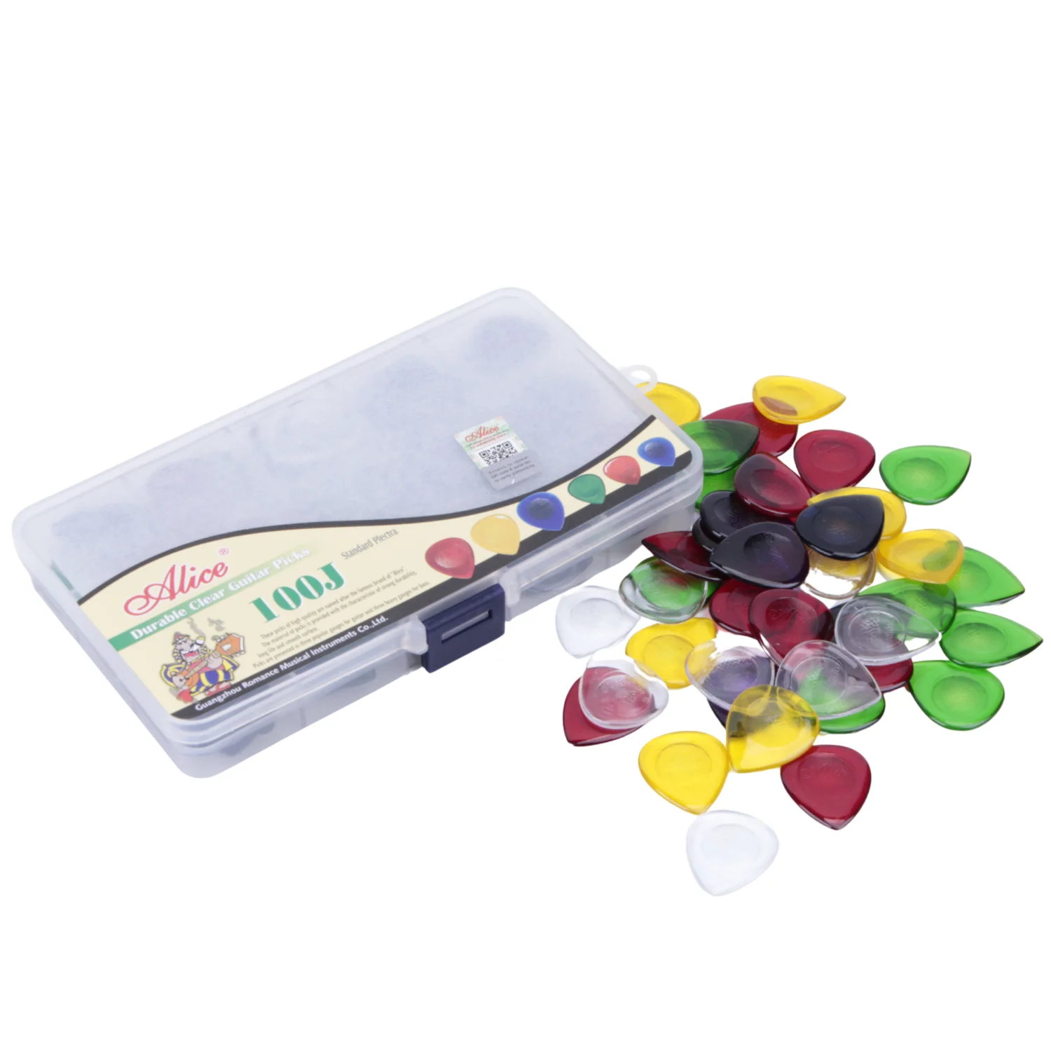 15pcs Color Guitar Pick 1mm/2mm/3mm - Three Thickness Groove Anti-Slip - Suitable for Acoustic Guitar, Electric Guitar, Bass