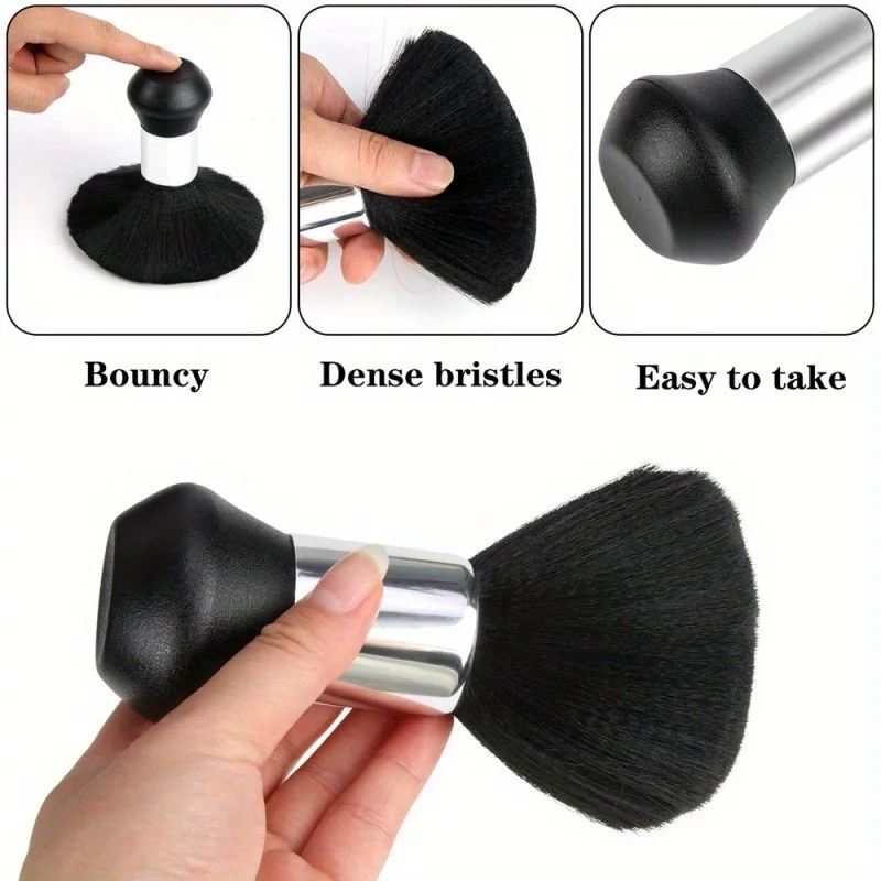 WANMEI Barber Hairdresser Water Sprayer Set Barbershop Hairdressing Neck Duster Cleaning Brush Professional Hair Styling Tool