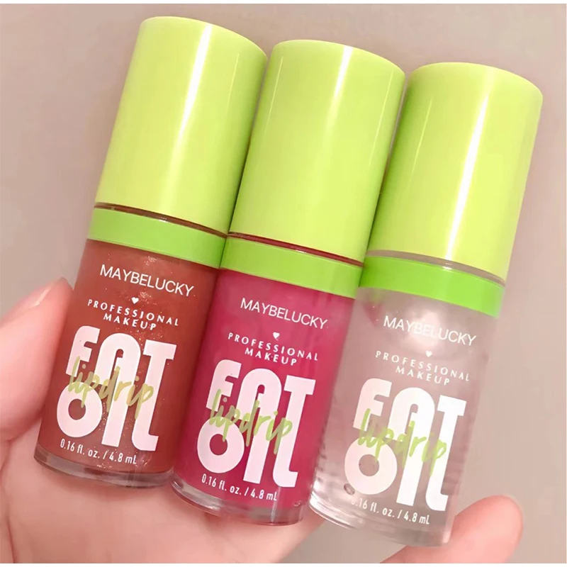 8 Colors Lip Gloss Plumping Lip Glaze Lip Balm Crystal Jelly Moisturizing Lip Oil Long Lasting Lipstick Transparent Lip Care