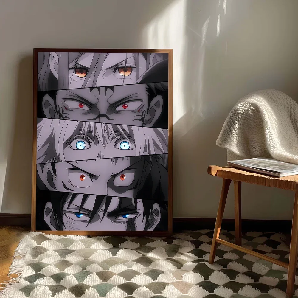 Anime Jujutsu Kaisen Prints Poster Itadori Yuji Fushiguro Megumi Sukuna Collage Canvas Painting Home Decor Poster Fans Gifts