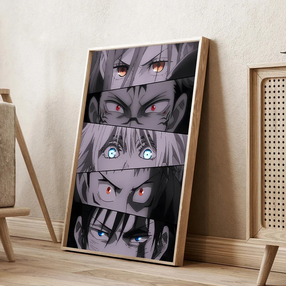 Anime Jujutsu Kaisen Prints Poster Itadori Yuji Fushiguro Megumi Sukuna Collage Canvas Painting Home Decor Poster Fans Gifts