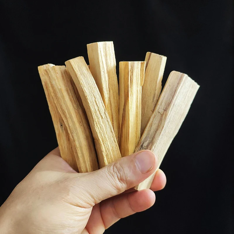 Natural Palo Santo Incense Sticks Yoga Buddha Household Aromatherapy High-oil Smell of Old Materials Purify Air Heal the Mind