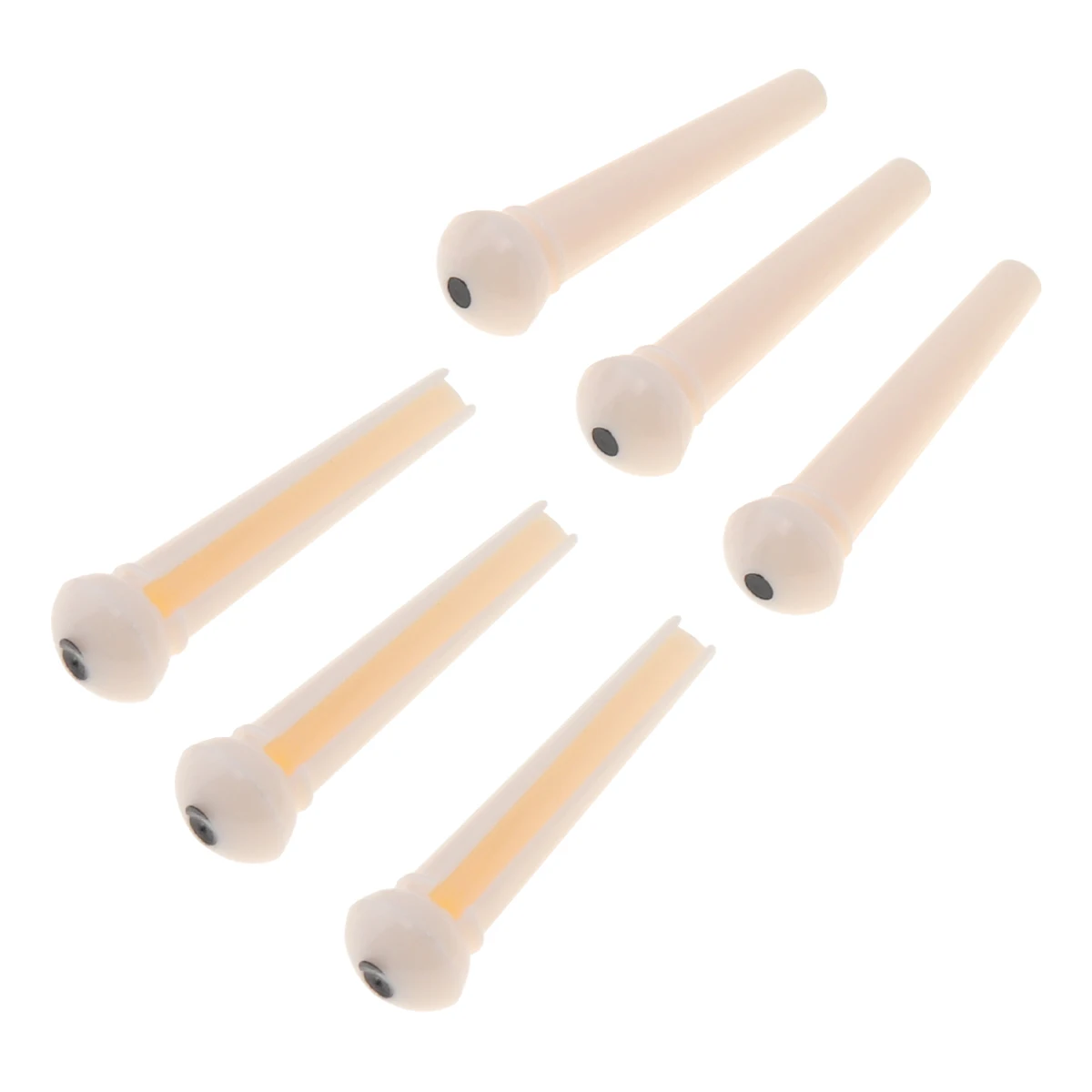 1 Set Wood Acoustic Guitar Bridge Bridge Pins / Saddle / Nut Saddle Guitar Parts for 40 41 Inch Acoustic Folk Guitar