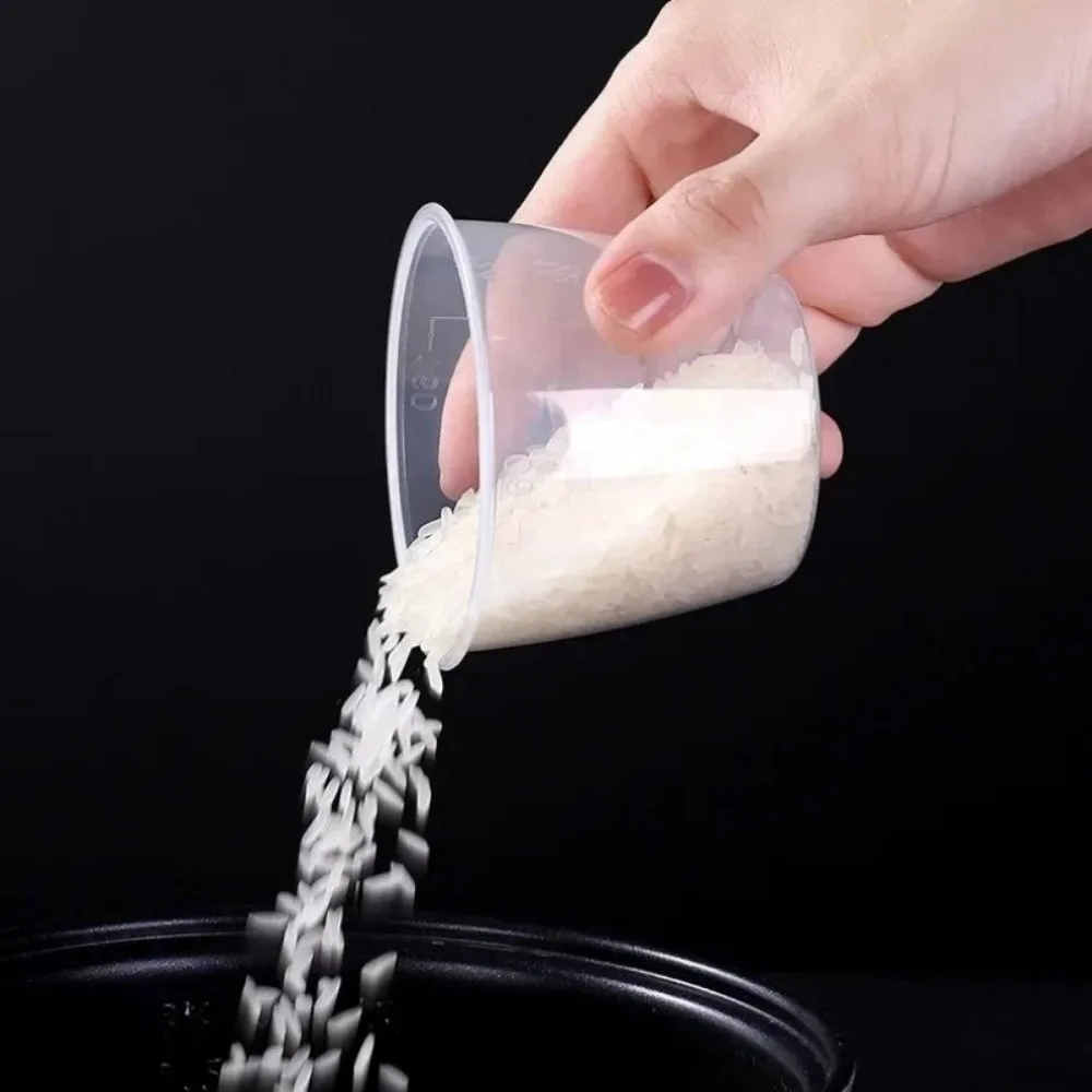 Mini 100/160ml Rice Measuring Cup Plastic with Scale Measuring Jugs Clear Digital Kitchen Scale Measurement Tools