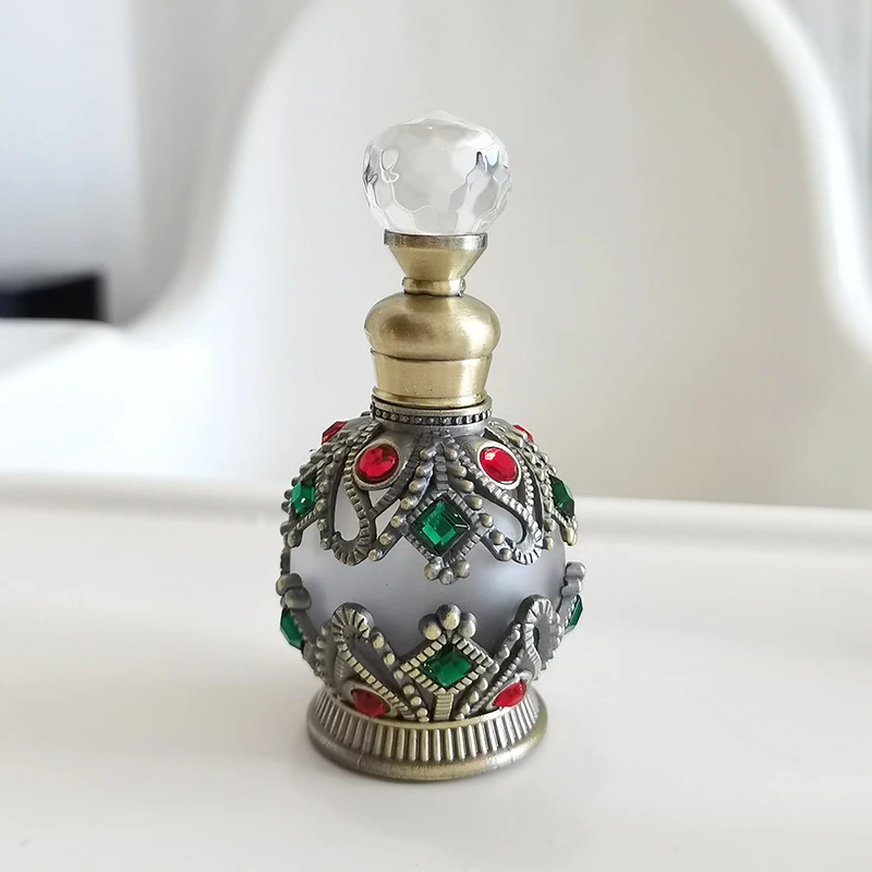 1PCS Luxury Perfume Bottle Essential Oil Bottle 15ml Empty Bottle Storage Bottle Gift Glass Perfume Bottle Portable Bottles