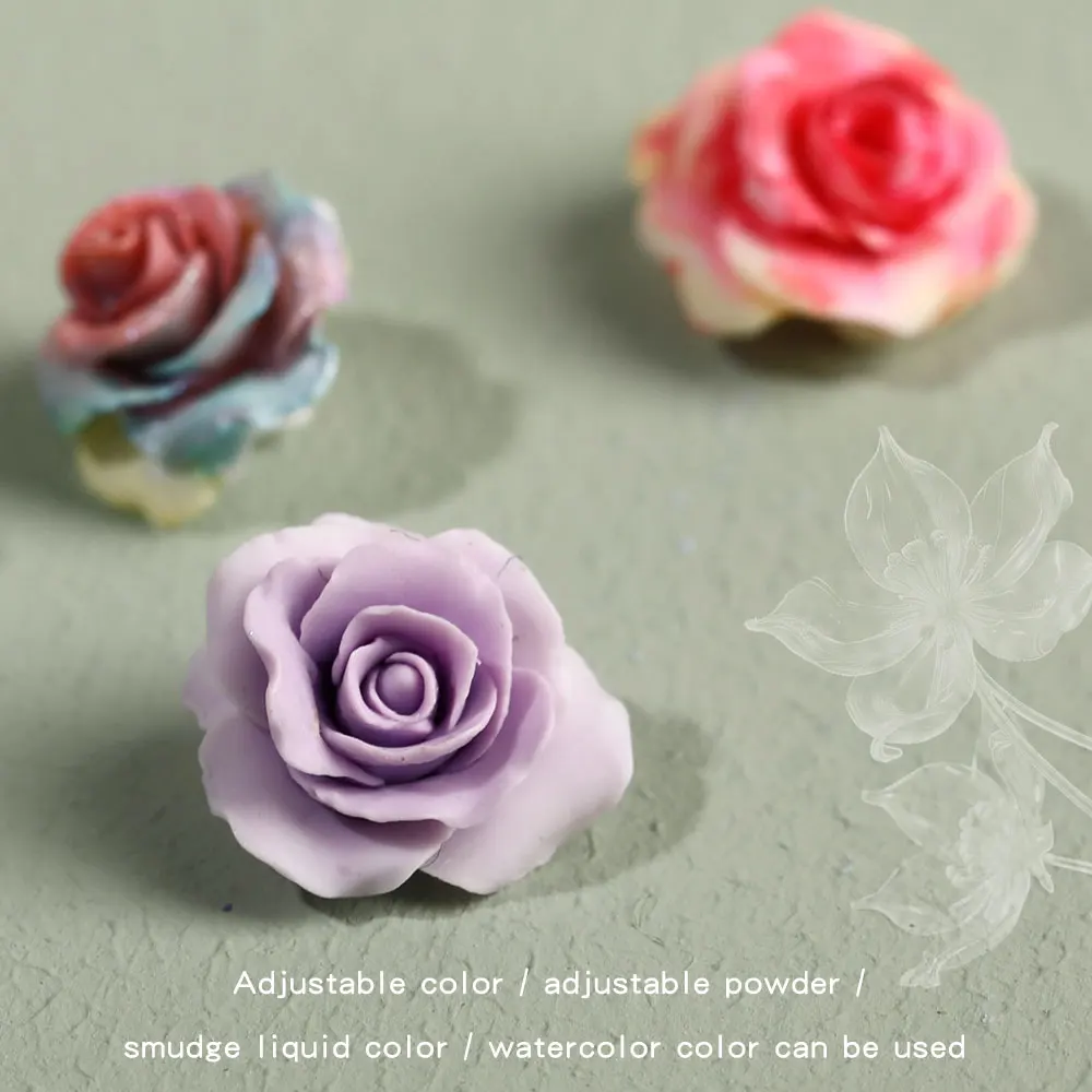 5ml 3D Flower Gel Non-Stick Carving Glue Pearl White Satin Nail Art DIY Sculpting Gel for Manicure Extension Salon Use