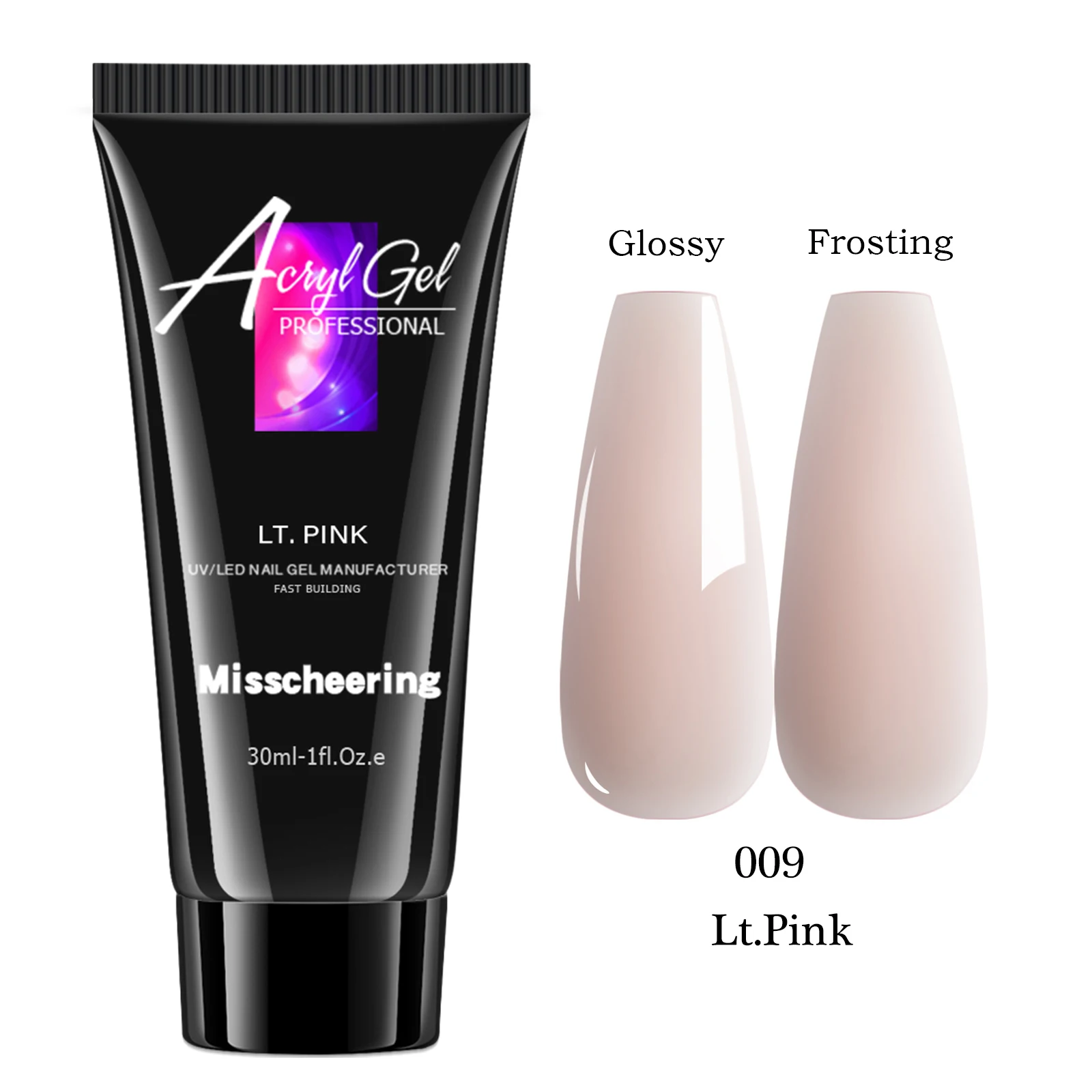 30ml Solid Color Nail Extension Gel Nail Build Poly Acrylic Gel Uv Led Quick Extension Of Crystal Model Painless Crystal Glue