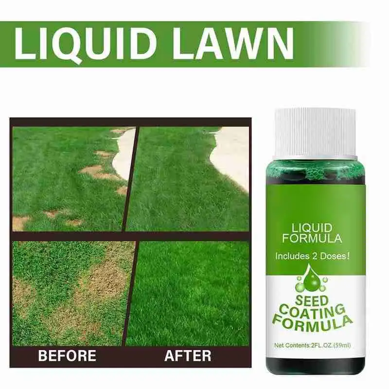 Turf Grass Seed Growth-boosting Liquid Effective Garden Hydro Mousse Liquid Home Garden Turf Care Liquid For Tool Misting System