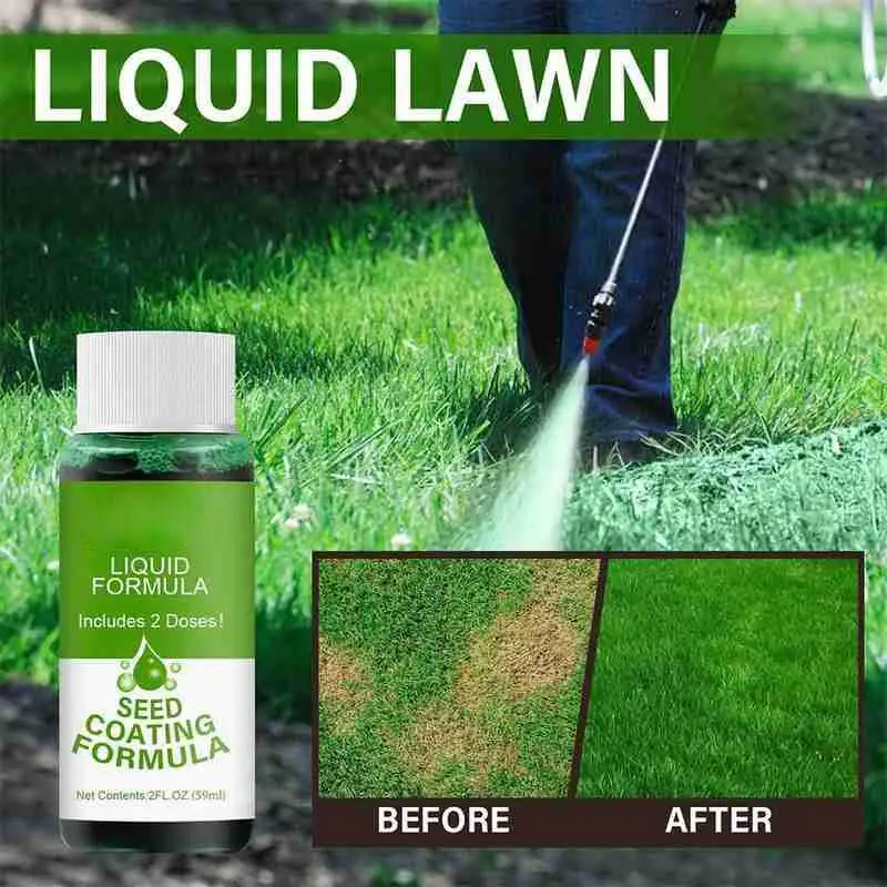 Turf Grass Seed Growth-boosting Liquid Effective Garden Hydro Mousse Liquid Home Garden Turf Care Liquid For Tool Misting System