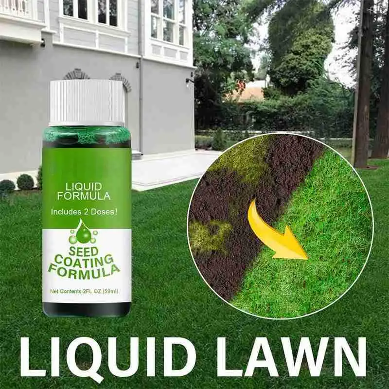 Turf Grass Seed Growth-boosting Liquid Effective Garden Hydro Mousse Liquid Home Garden Turf Care Liquid For Tool Misting System