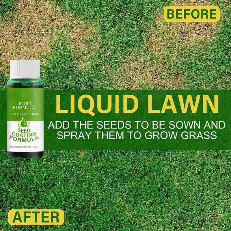 Turf Grass Seed Growth-boosting Liquid Effective Garden Hydro Mousse Liquid Home Garden Turf Care Liquid For Tool Misting System