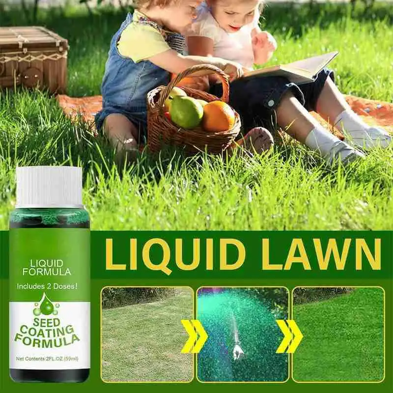Turf Grass Seed Growth-boosting Liquid Effective Garden Hydro Mousse Liquid Home Garden Turf Care Liquid For Tool Misting System