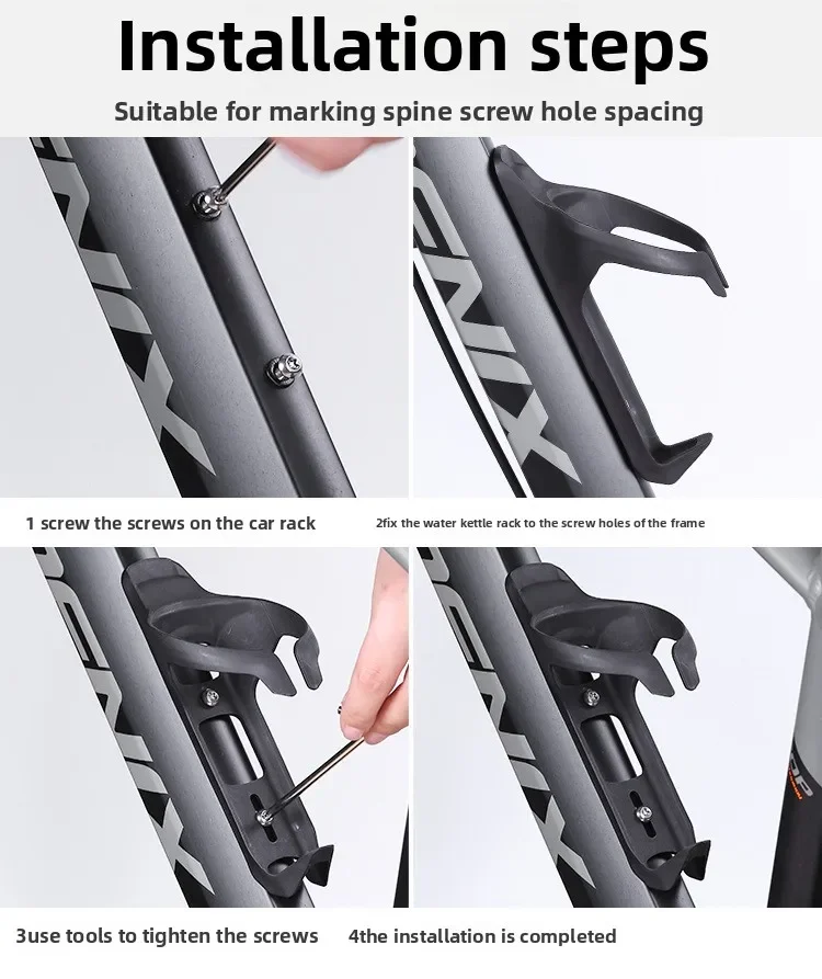 Aero Propel Raod Bicycle Water Bottle Cage With Airtag Installation For HUAWEI/Apple Ultralight MTB Bottle Holder