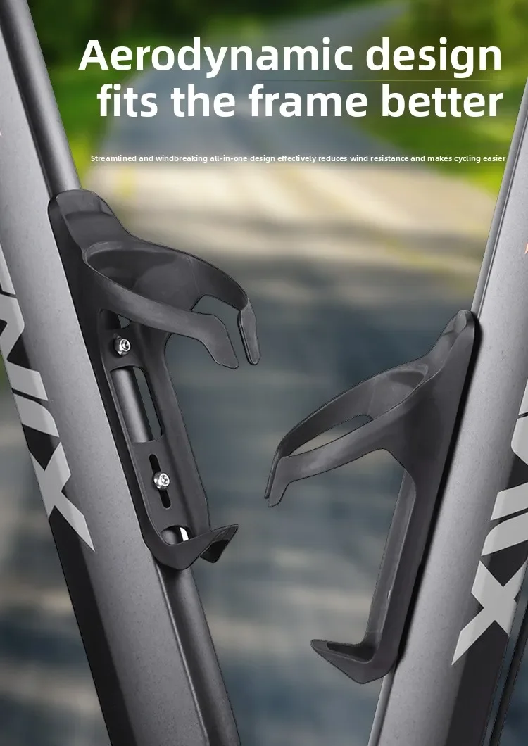 Aero Propel Raod Bicycle Water Bottle Cage With Airtag Installation For HUAWEI/Apple Ultralight MTB Bottle Holder
