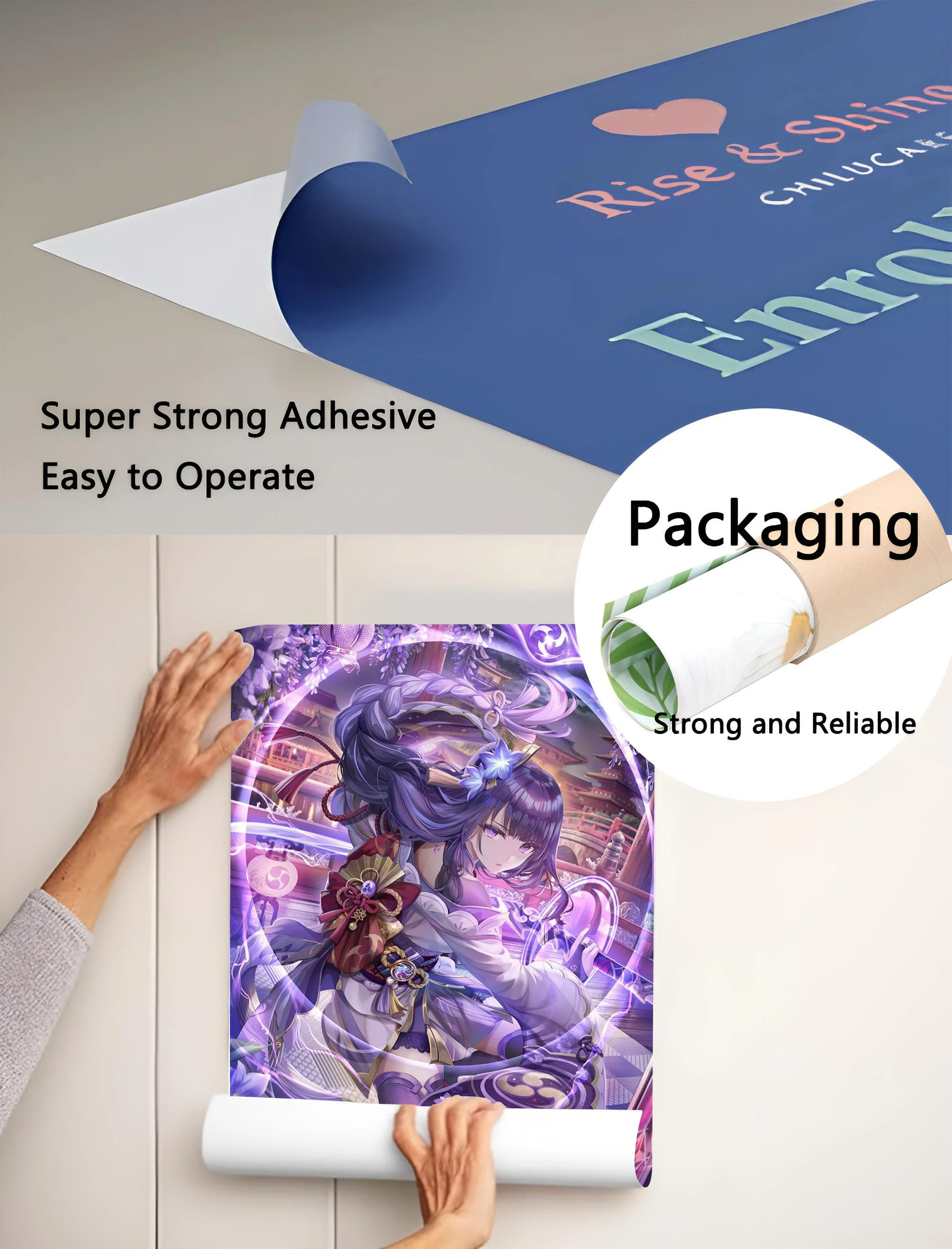 Anime The S-Summer Hikaru Died Poster High Quality Dorm Living Room Aesthetic Wall Decoration Painting Stickers Gift