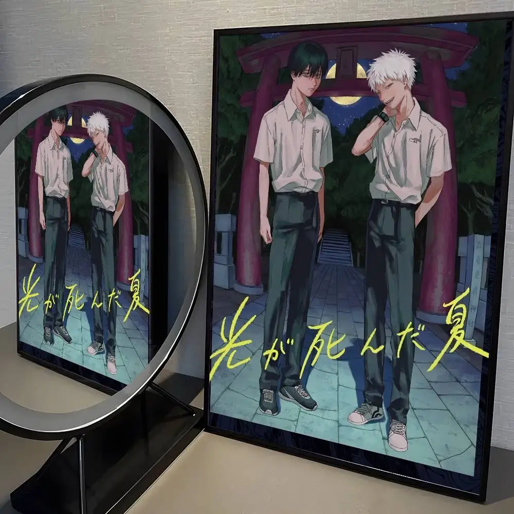 Anime The S-Summer Hikaru Died Poster High Quality Dorm Living Room Aesthetic Wall Decoration Painting Stickers Gift