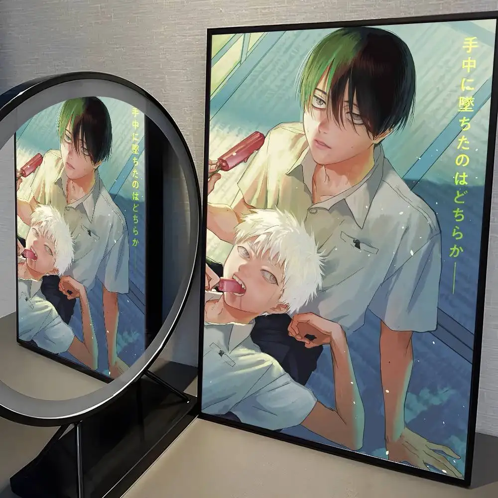 Anime The S-Summer Hikaru Died Poster High Quality Dorm Living Room Aesthetic Wall Decoration Painting Stickers Gift