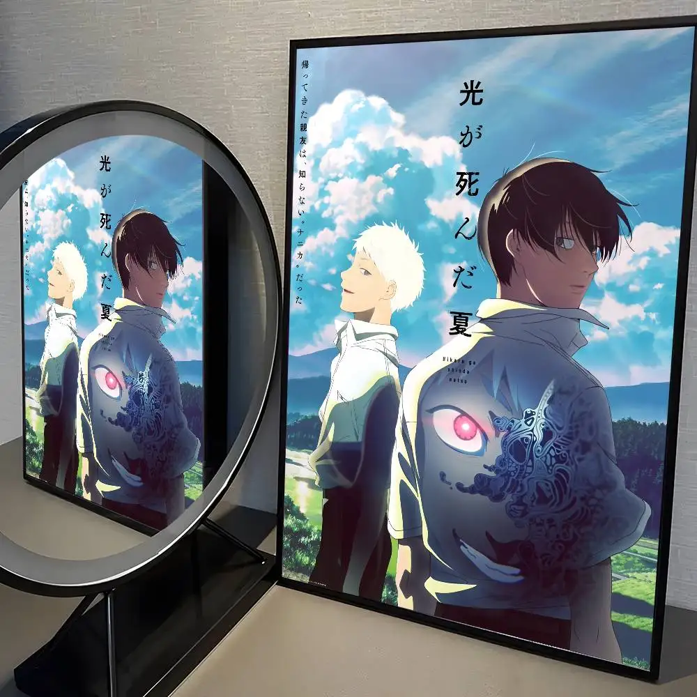 Anime The S-Summer Hikaru Died Poster High Quality Dorm Living Room Aesthetic Wall Decoration Painting Stickers Gift