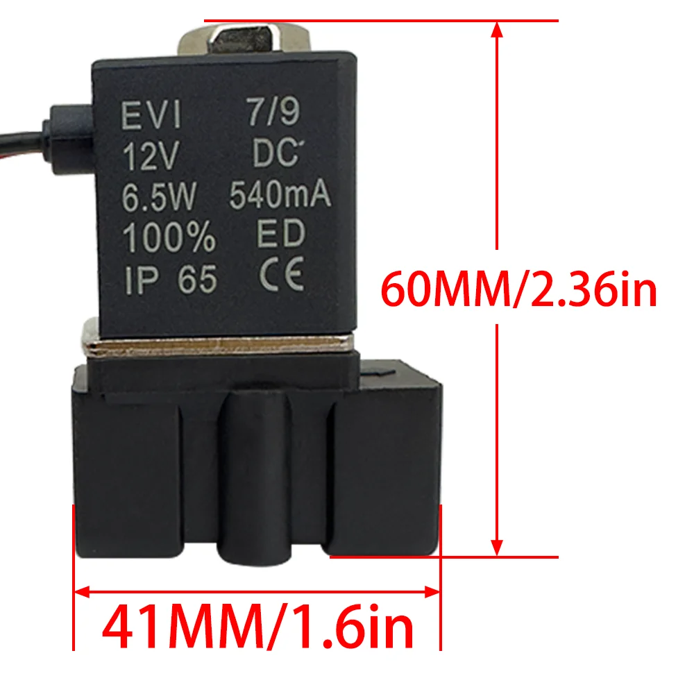 12V 24V 220V Pneumatic Electric Solenoid Valve 2 Position 2 Port Normally Closed Air Magnetic Valve 6mm 8mm Hose Barb Connection