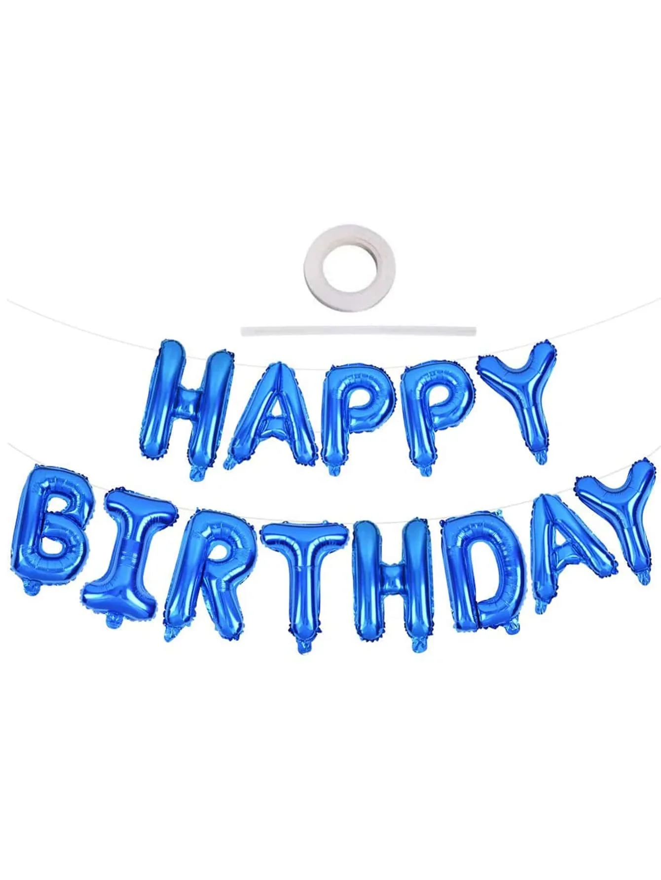16 Inch Happy Birthday Balloons Pink Blue Aluminium Foil Balloon Birthday Party Decoration Suppries Home DIY Accessories Prop