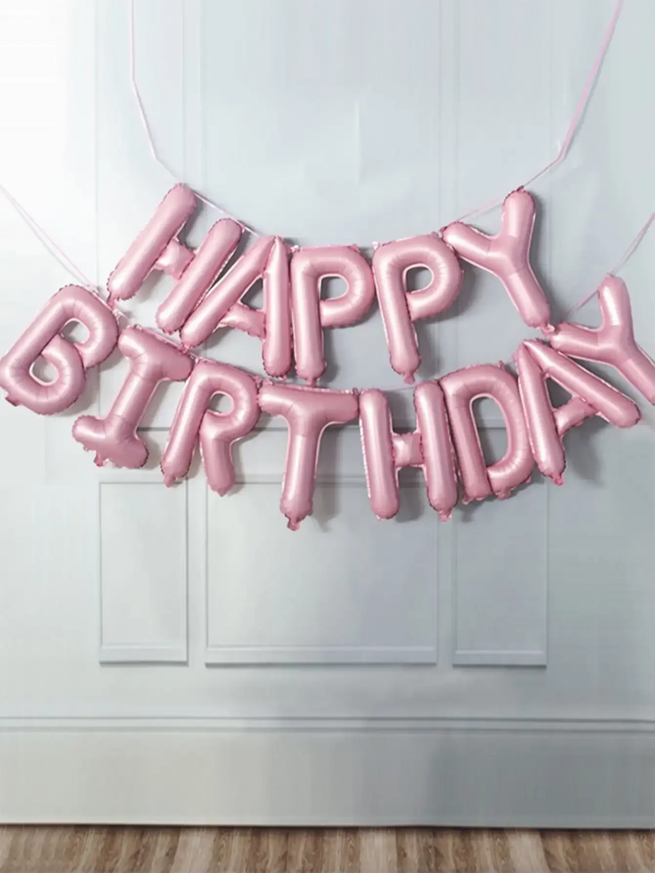 16 Inch Happy Birthday Balloons Pink Blue Aluminium Foil Balloon Birthday Party Decoration Suppries Home DIY Accessories Prop