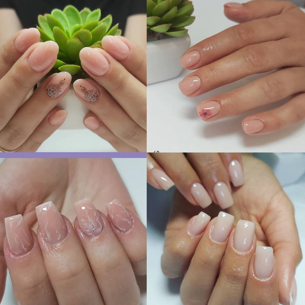 KODIES GEL Structure Rubber Base Gel Nail Polish Ivory Beige Nail Gel Varnish Semi Permanent UV/LED Manicure Nails Art Salon