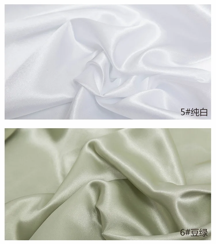 0.5m/1m/5m Satin Lining Fabric For Sewing Dress Lining,Pajamas,Decoration Cloth Tablecloth Decorative Fabric Handmade DIY Fabric