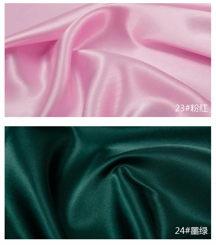 0.5m/1m/5m Satin Lining Fabric For Sewing Dress Lining,Pajamas,Decoration Cloth Tablecloth Decorative Fabric Handmade DIY Fabric