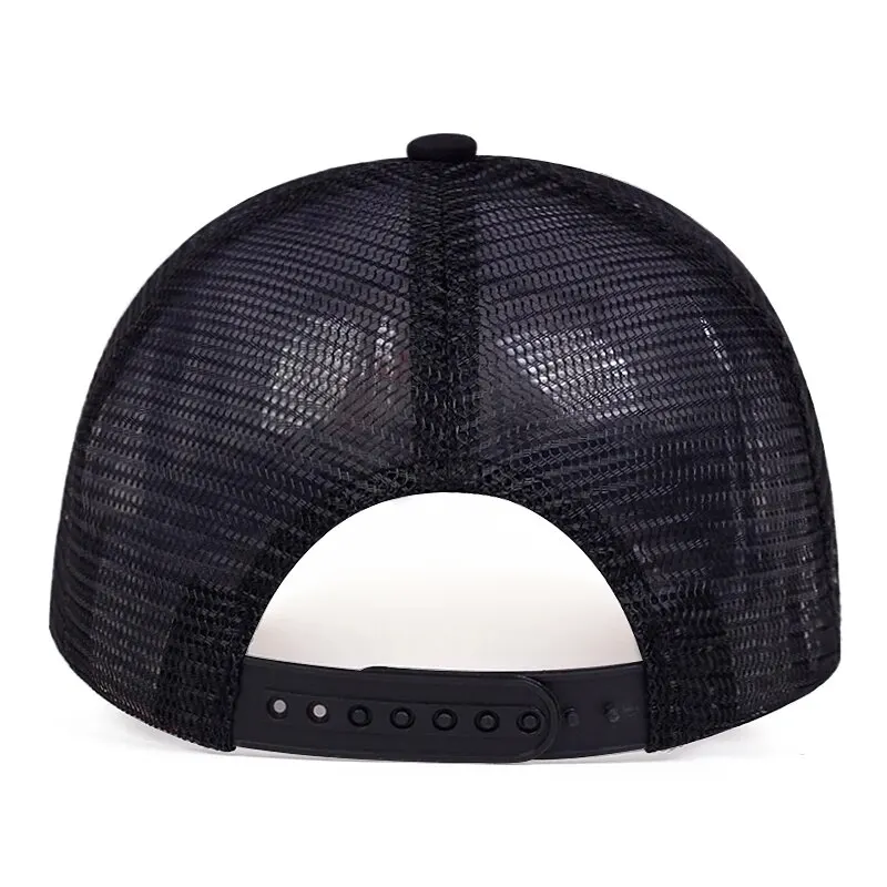 Unisex Skeleton Head Branch Heart Embroidery Baseball Net Caps Spring Summer Outdoor Adjustable Casual Hats Sunscreen Hat