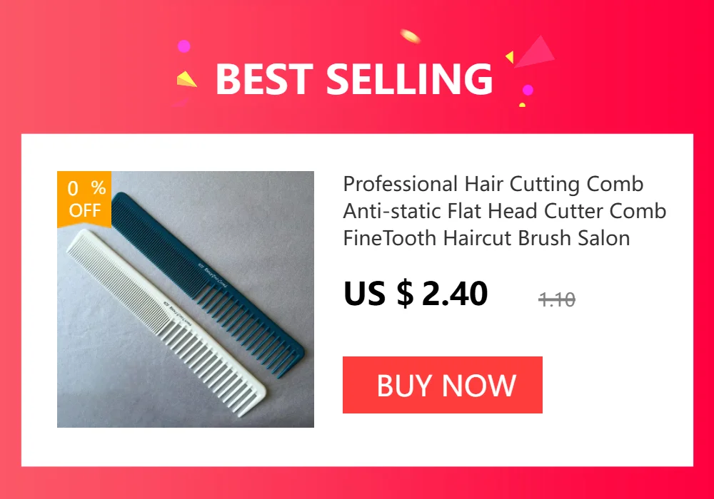 Wide Tooth Smooth Hairdressing Comb Big Size Wet Long Curly Hairbrush Salon Detangling Hair Styling Tools Coarse Wide Spikes
