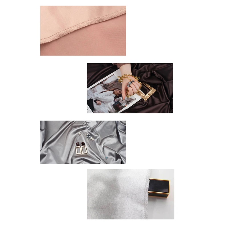 Crystal Satin Props Nail Polish Handheld Decoration Nail Enhancement Photography Background Cloth Nail Accessories