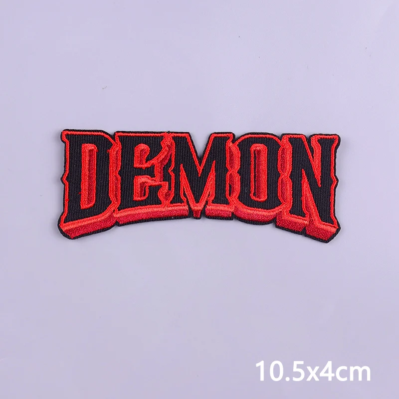 Punk Series Patch Iron On Patches For Clothing Thermoadhesive Patches On Clothes Horror Eyes Embroidery Patch DIY Sewing Patch