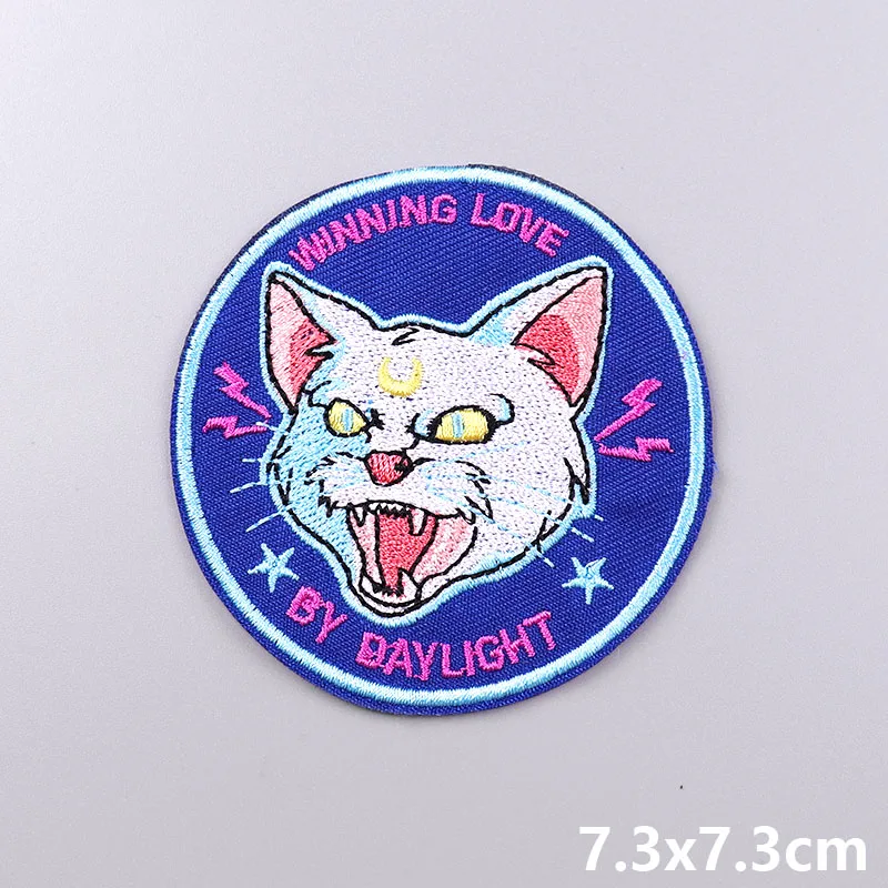 Punk Series Patch Iron On Patches For Clothing Thermoadhesive Patches On Clothes Horror Eyes Embroidery Patch DIY Sewing Patch