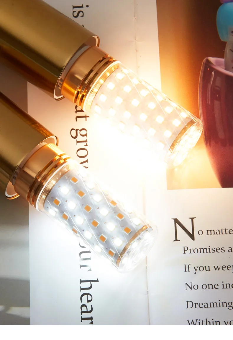 3CCT Color Changing12W 16W Super Bright Light Bulbs Full Spectrum High CRI 97 E14 E12 E26 E27 LED Corn Bulbs for Indoor Lighting