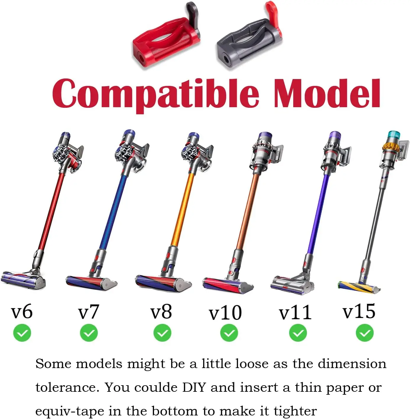 Plastic Sweeping Robot Switch Lock Accessories Hand-held Trigger Lock Clip Holder Switch Power Button for Dyson V6 V7 V8 V10 V11