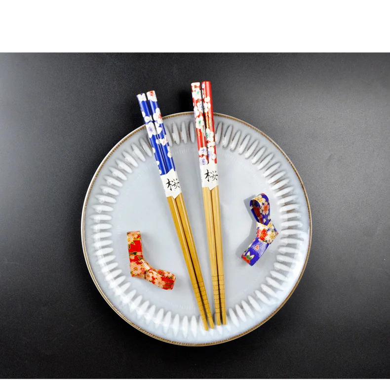 Chinese Panda Chopsticks Japanese Korean Sushi Solid Wood Chopsticks Wedding Gift Chop Sticks Hashi Two Pairs Chopsticks Set