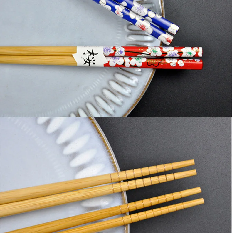 Chinese Panda Chopsticks Japanese Korean Sushi Solid Wood Chopsticks Wedding Gift Chop Sticks Hashi Two Pairs Chopsticks Set