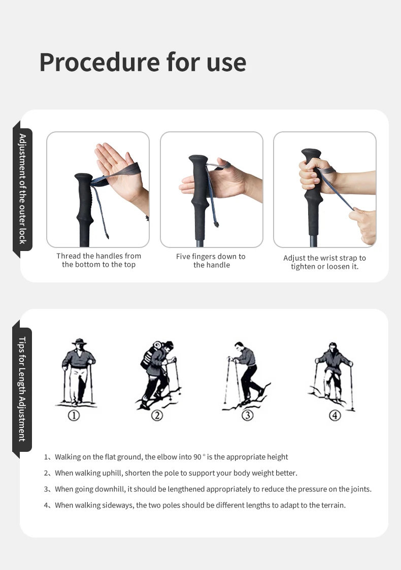 Naturehike Carbon Fiber Trekking Poles 5 Sections Portable Folding Climbing Sticks Outdoor Hiking Collapsible Walking Sticks