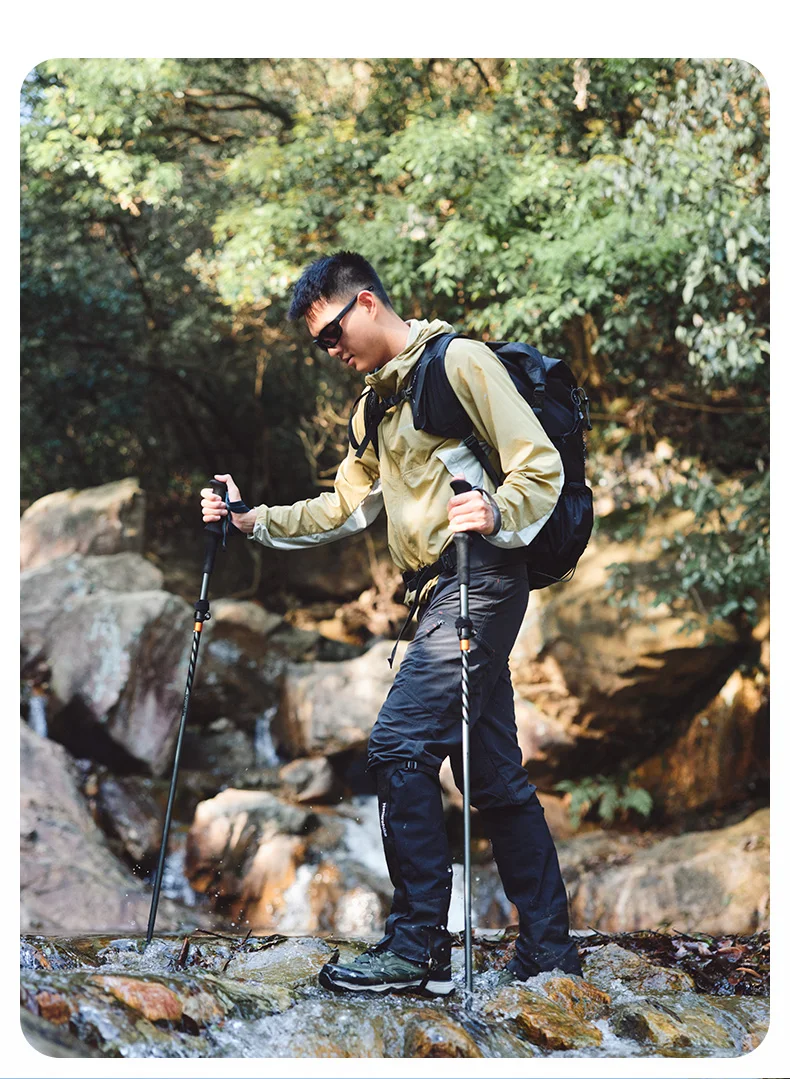 Naturehike Carbon Fiber Trekking Poles 5 Sections Portable Folding Climbing Sticks Outdoor Hiking Collapsible Walking Sticks