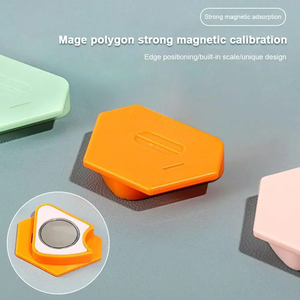Sewing Magnetic Seam Guide Anti-Slip Grip Sewing Machine Guide Magnets Sewing Machine Attachments Multifunctional Ruler Hemmer