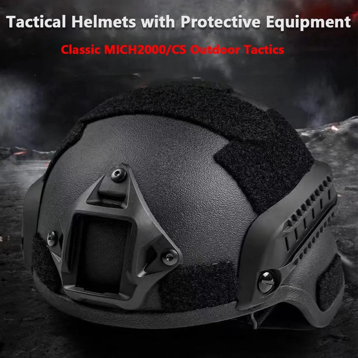 MH Tactical Helmet FAST Helmet MICH2000 Airsoft Outdoor Tactical Painball CS SWAT Riding Protect Equipment