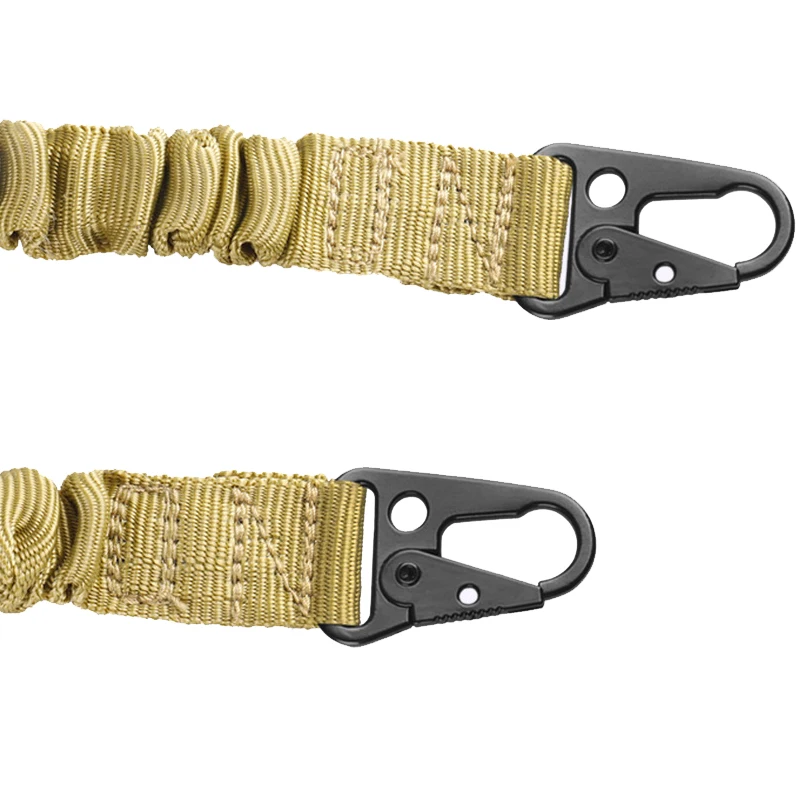 Shot Gun Belt Hunting Accessories Tactical Gear Tactical Single Point Gun Sling Shoulder Strap Rifle Rope Belt QD Metal Buckle