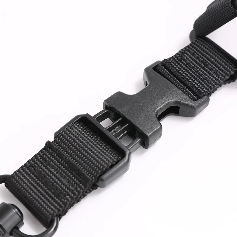 Shot Gun Belt Hunting Accessories Tactical Gear Tactical Single Point Gun Sling Shoulder Strap Rifle Rope Belt QD Metal Buckle